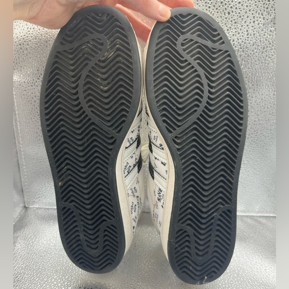 Adidas x Philip Colbert Save The Lobsters Superstar White Black Sneakers Sz 7 - Picture 16 of 16